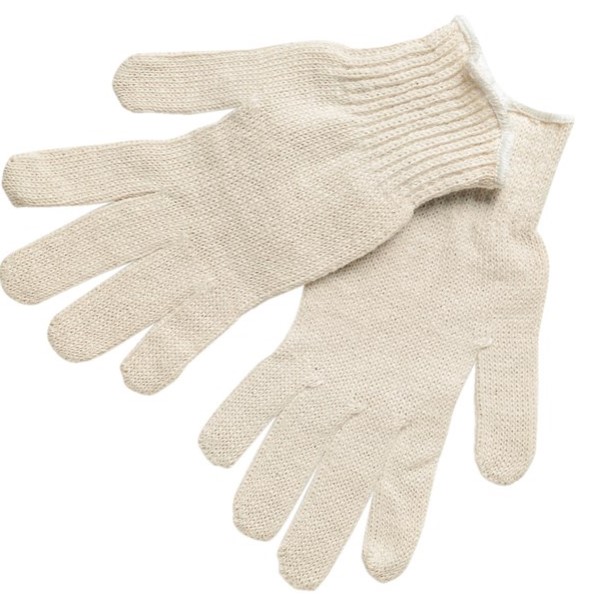 7 Gauge Regular Weight String Knit Work Gloves - Spill Control